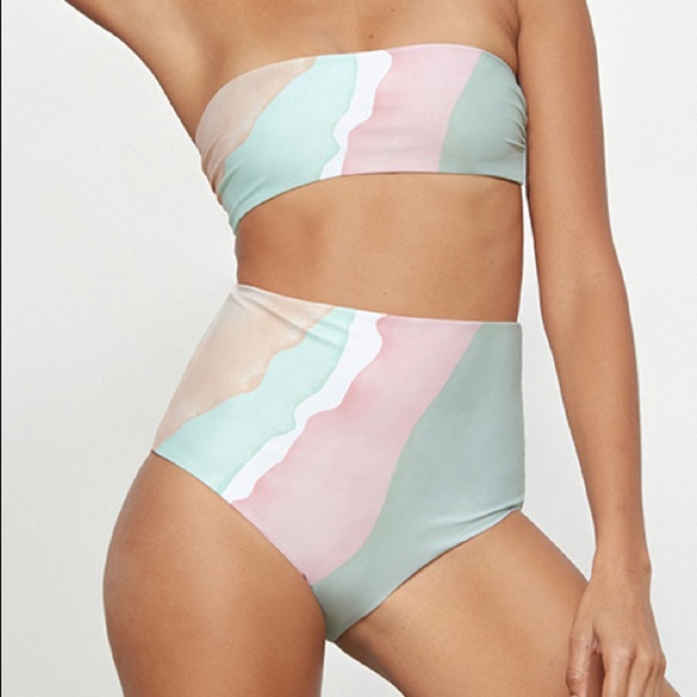 Mara Hoffman Abigail Bikini Sage Multi